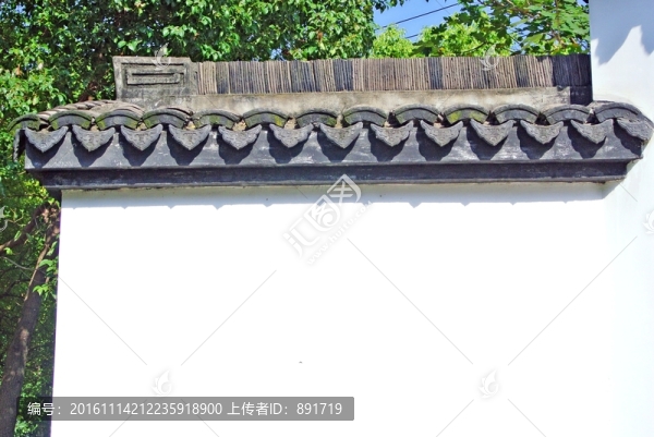 瓦當(dāng),青瓦圍墻
