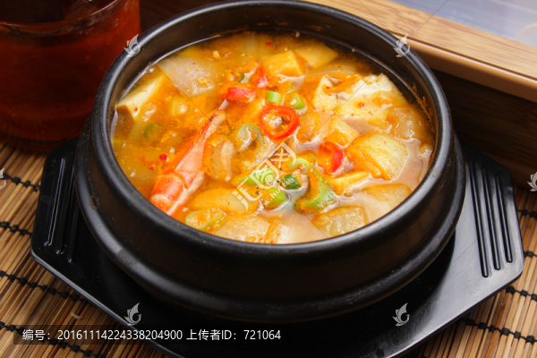 海鮮石鍋醬湯,石鍋醬湯,海鮮湯