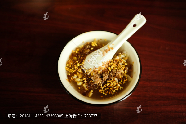 桂花栗子羹