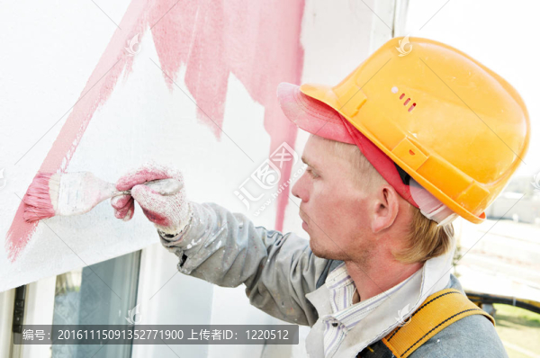 建筑立面油漆工