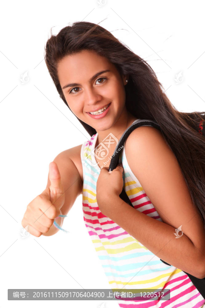 女子用書包顯示確定