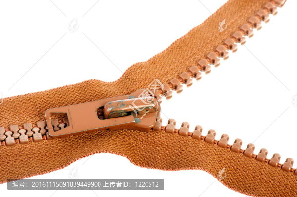 棕色拉鏈