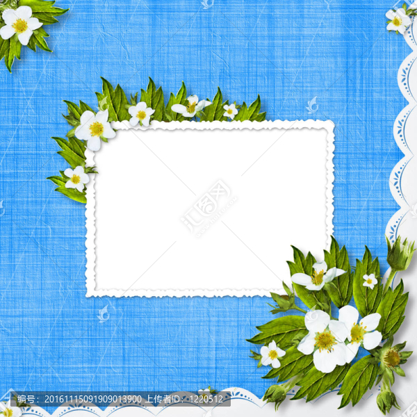祝賀與框架和鮮花的節(jié)日