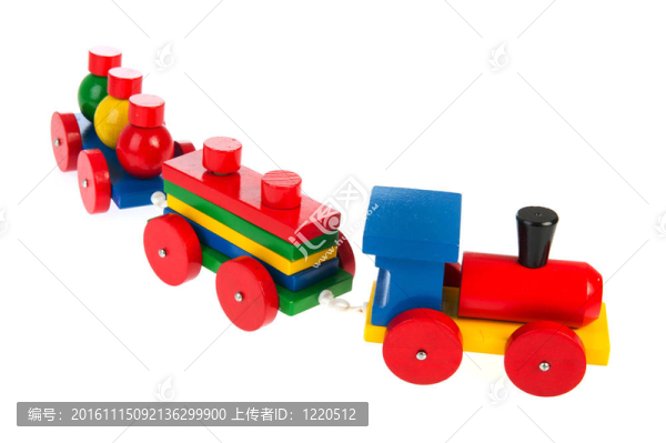 木制玩具火車