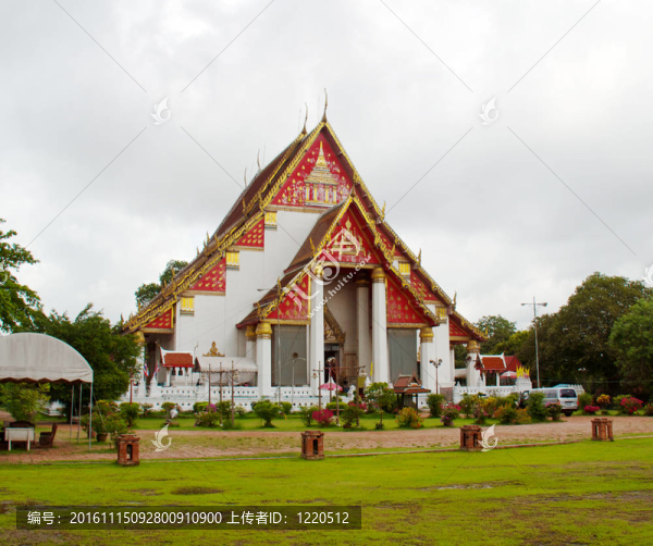 國(guó)王宮殿笏mongkolpraphitara,Ayutthaya；泰國(guó)