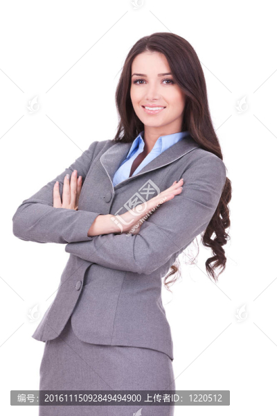快樂的女商人