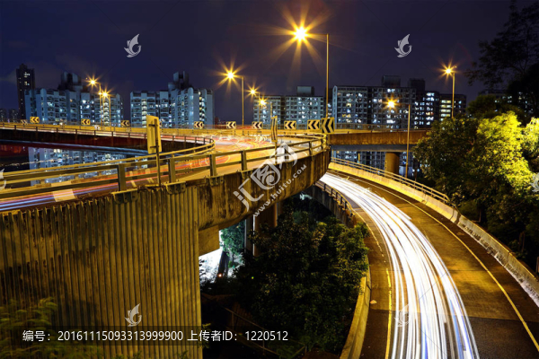 城市夜間交通