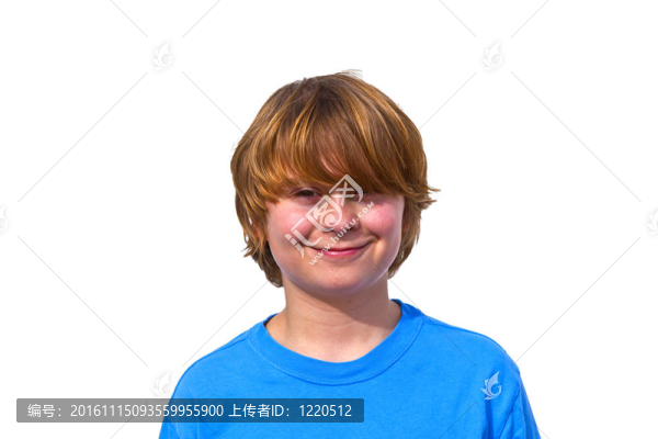 可愛的小男孩的肖像
