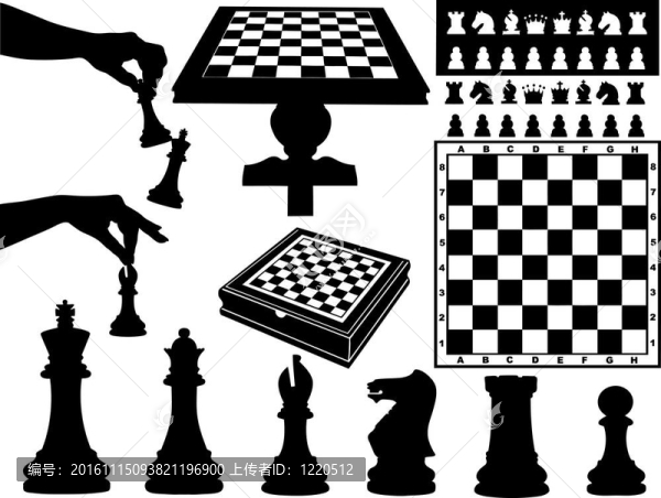棋子插圖