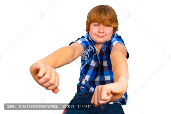 可愛少年的肖像