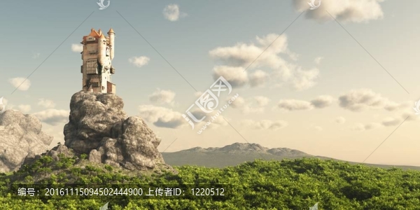 荒原上的塔