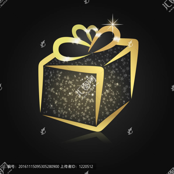 程式化的圣誕禮品盒