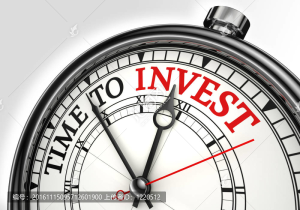 投資概念時鐘