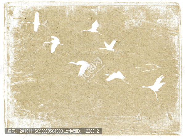 飛鶴在垃圾背景