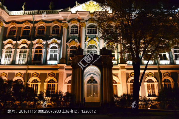 艾爾米塔什博物館圣彼得堡的夜晚