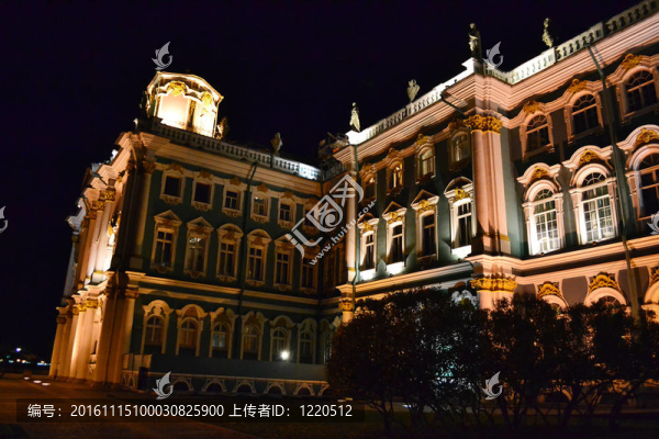 艾爾米塔什博物館圣彼得堡的夜晚