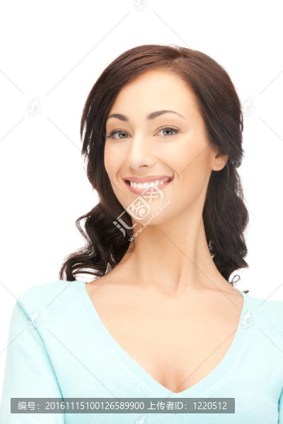 幸福和微笑的女人