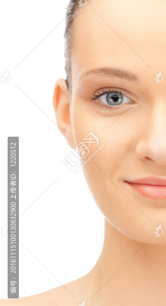 美女亮特寫肖像畫