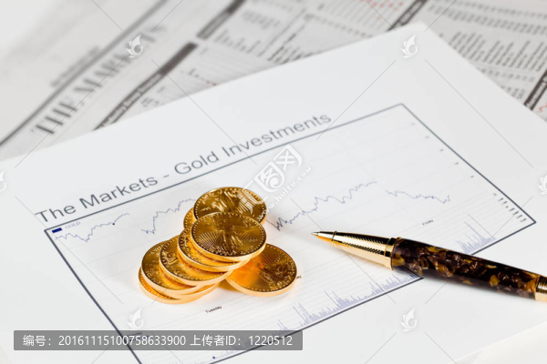 報紙上的金鷹硬幣