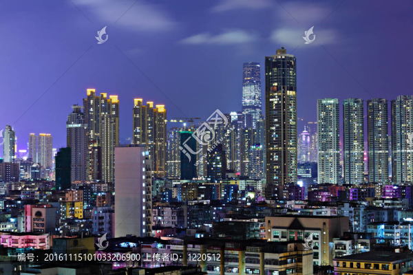 香港的夜景