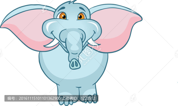 卡通人物的大象