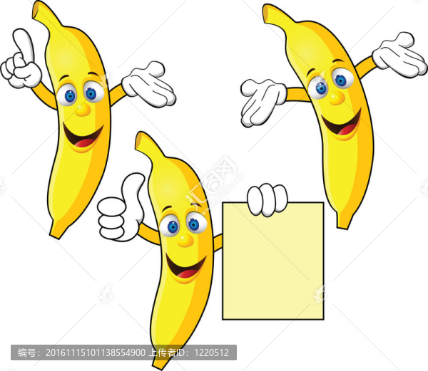 香蕉的卡通人物