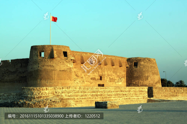 夕陽和Arad,fort