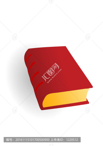 插圖紅色大書