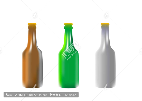 插畫(huà)啤酒瓶