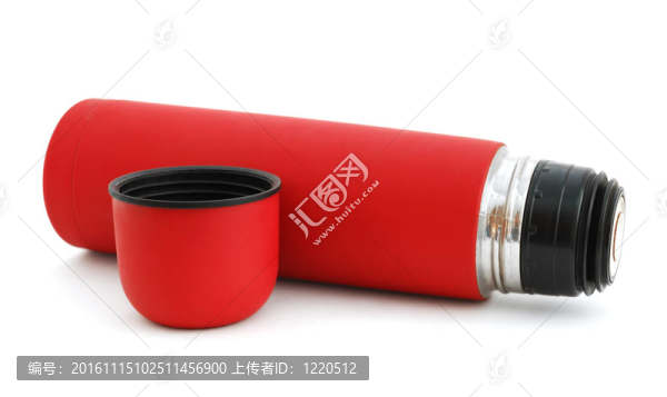紅色的熱水瓶