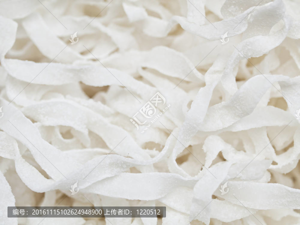 白色干椰子背景