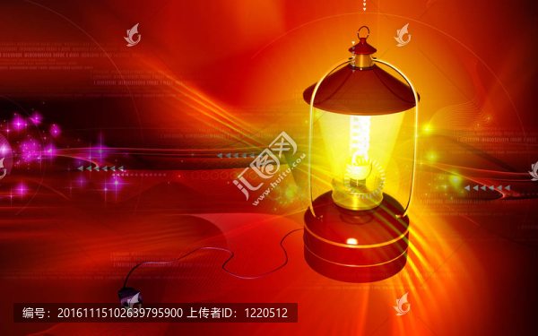 可充電的面粉的燈籠