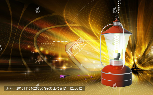 可充電的面粉的燈籠