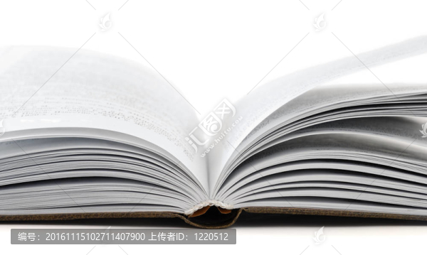 打開的書