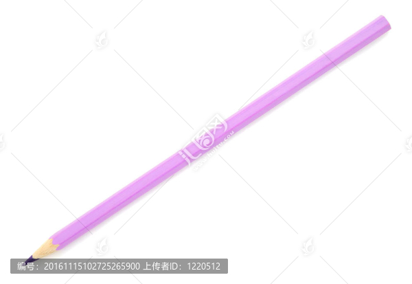 紫色的鉛筆