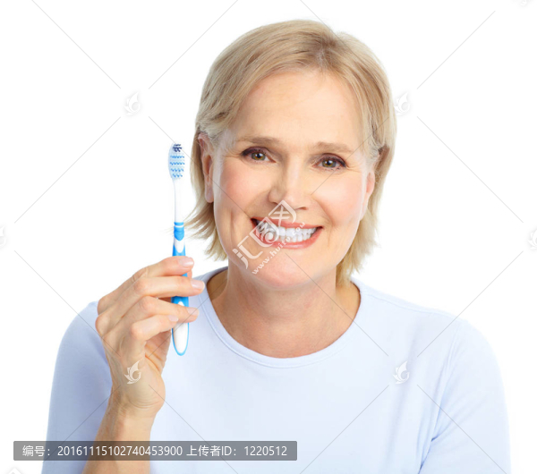 帶牙刷的女人