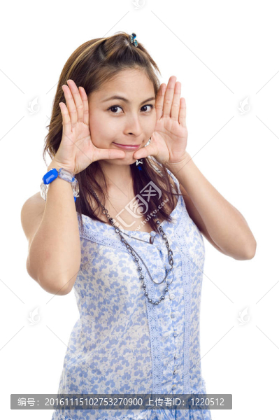 漂亮女人的臉