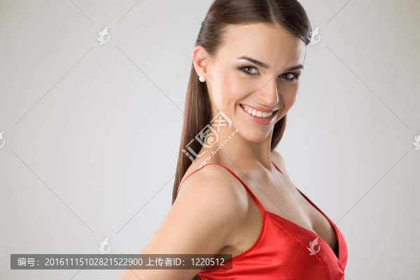 一個(gè)快樂的女人的肖像
