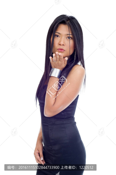 女人吹一個吻