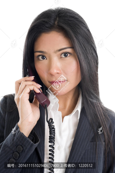 電話上的商業(yè)女人