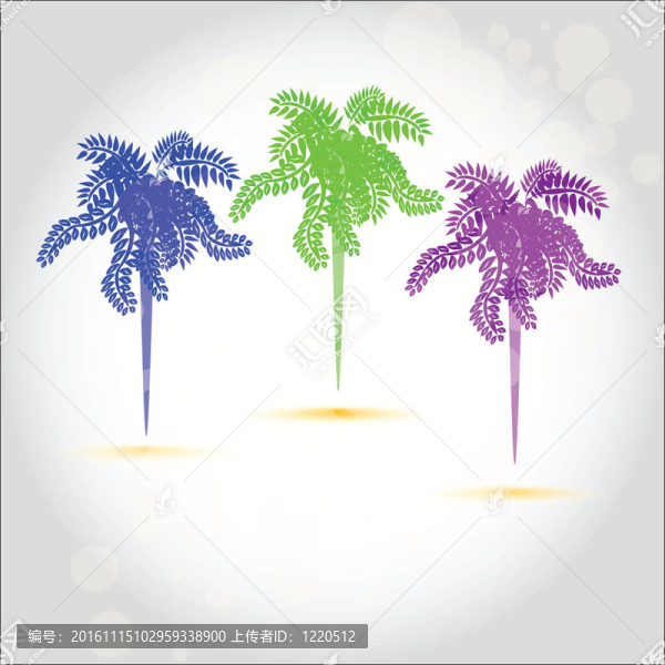 摘要彩色樹