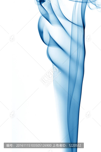 藍色的煙霧
