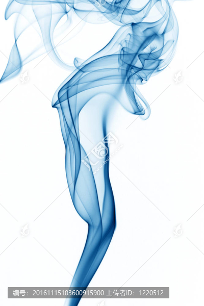 藍色的煙霧