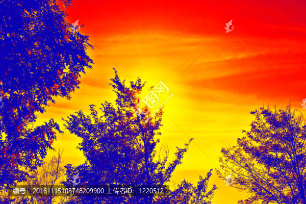 燃燒的天空-匯圖網(wǎng) www.fosd68.com 燃燒的天空