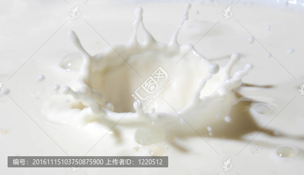 牛奶濺