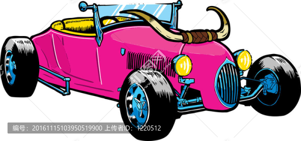 沙灘上的熱棒式汽車
