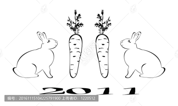 兔子是符號2011