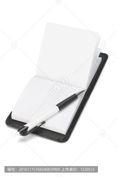 圓珠筆和開注意墊