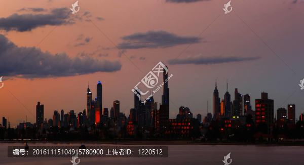 墨爾本的城市天際線