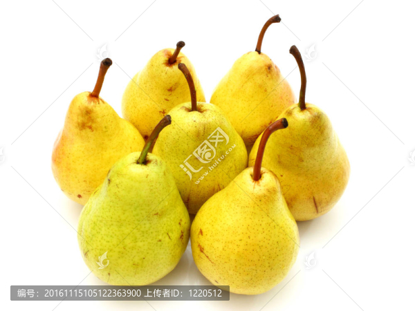 成熟的梨。